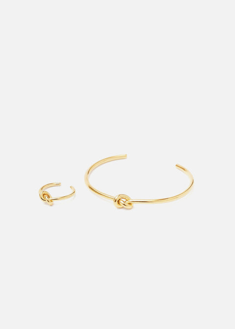 Grinda Knot bracelet and ring